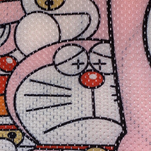 RARE SO SO BASE DORAEMON Women’s Mesh T-Shirt - Picture 12 of 12